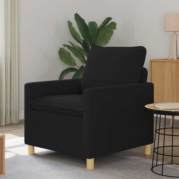 Maison Exclusive - Sort Sofa 76 x 81 x 87,5 cm Stof