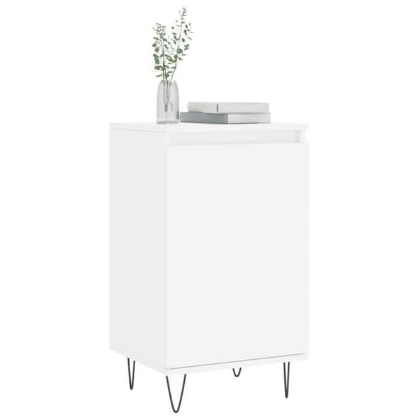 Maison Exclusive - Bufféer 2 st vit 40x35x70 cm ingenjörsträ