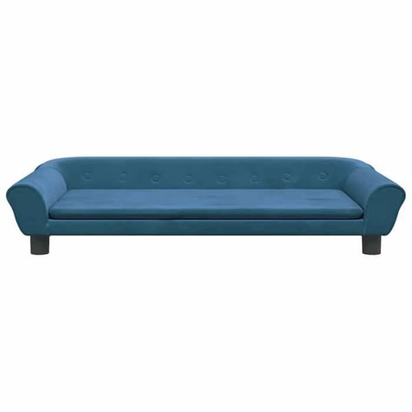 Maison Exclusive - Hundeseng blå 100x50x21 cm velour blå