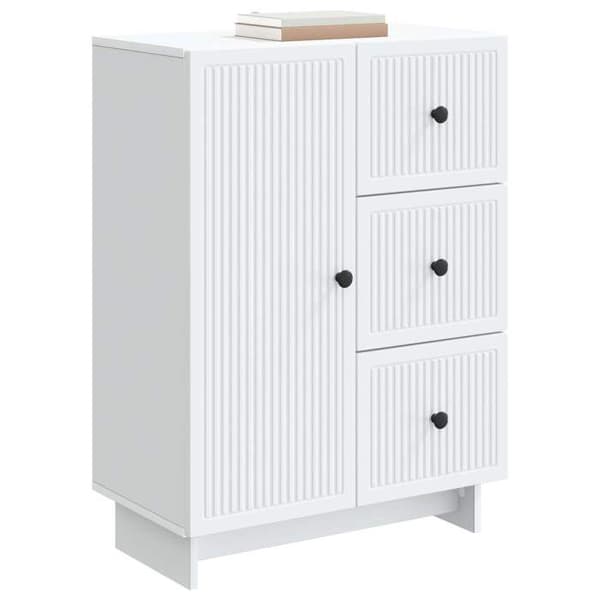 Maison Exclusive - Buffet Hvid 66 x 34,5 x 90 cm Ingeniørtræ Vit