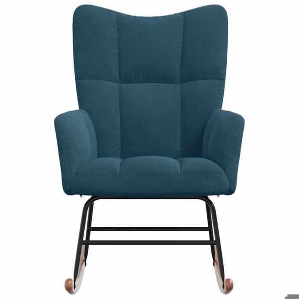 Maison Exclusive - Blå Velour Gyngestol