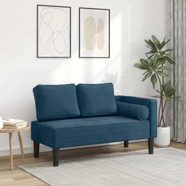 Maison Exclusive - Sengekøje med blå velourpuder