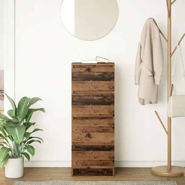 Maison Exclusive - Buffé gammalt trä 37,5x35x99 cm ingenjörsträ