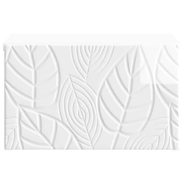 Maison Exclusive - Väggmonterat sidobord Vit glans 34,5 x 33 x 20 cm