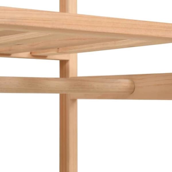 Maison Exclusive - Garderobe med 3 niveauer 110 x 40 x 170 cm