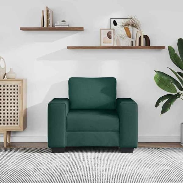 Maison Exclusive - Sofa/Chair mørkegrøn 100x77x82 cm stof