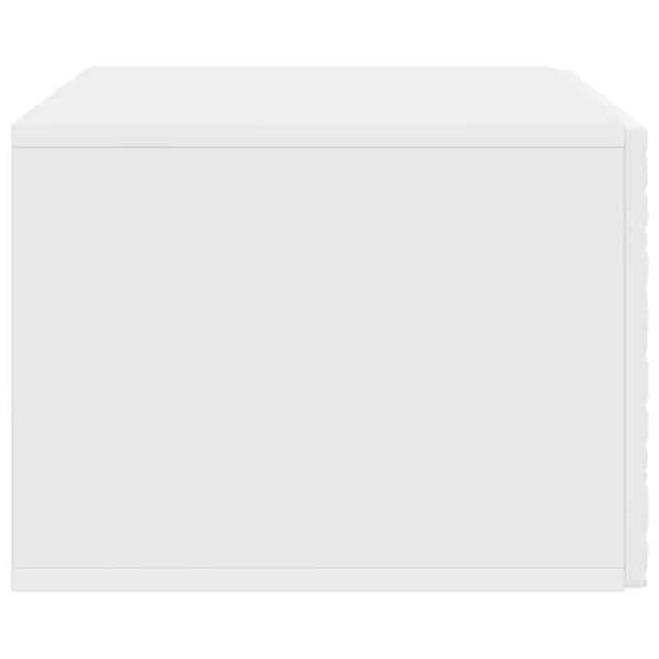 Maison Exclusive - Väggmonterad TV-möbel 98 x 31 cm Vit Ingenjörsträ Vit