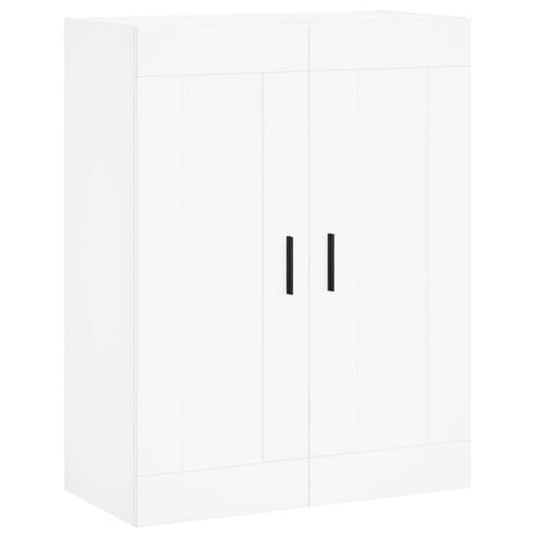 Maison Exclusive - Buffé hög Vit 69,5x34x180 cm Ingenjörsträ Vit