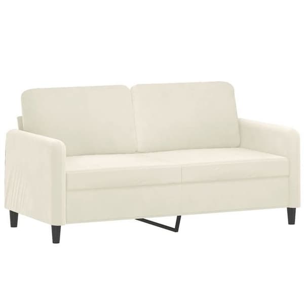 Maison Exclusive - Sæt af 2 sofaer i cremevelour