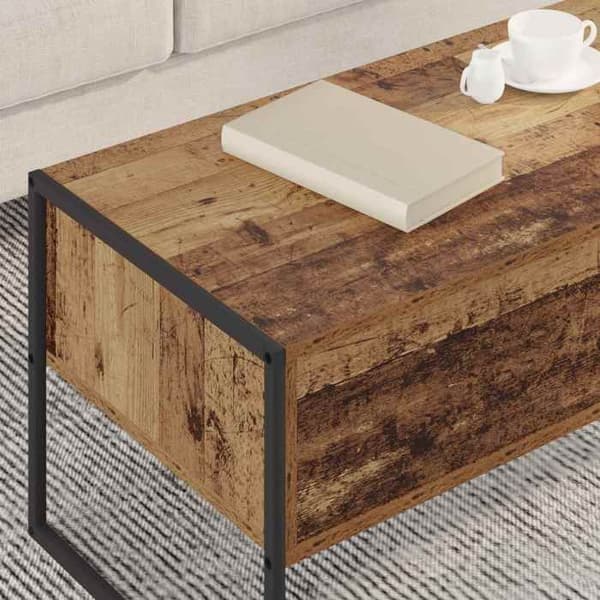 Maison Exclusive - Alustatabletti Vanha Puu 100 x 46 x 40 cm Insinööripuu