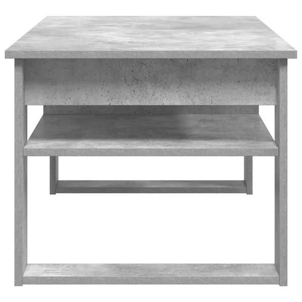 Bord - EKSKLUSIV HUS - 96 x 54 x 44 cm - Beton grå - Ingeniørtræ - Rektangulær Betonggrå