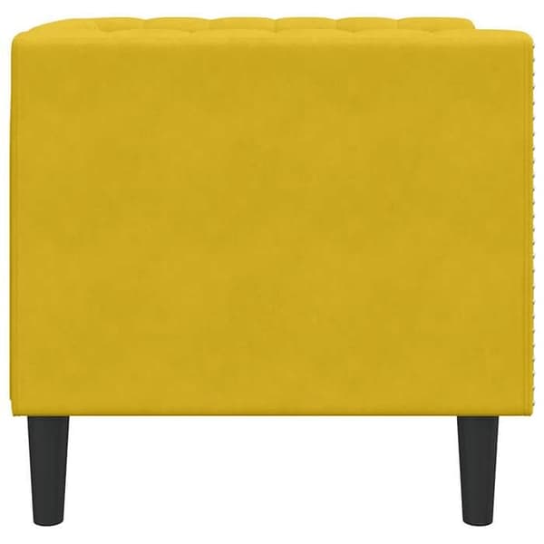 Maison Exclusive - Chesterfield stol i gul velour