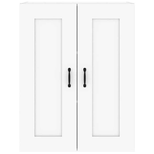 Maison Exclusive - Væghængt skab Hvid 69,5x32,5x90 cm
