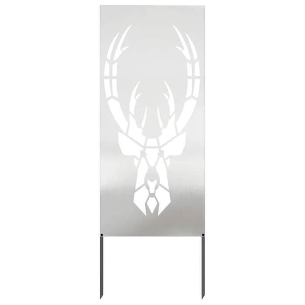 Exklusivt hus - Silverfärgad trädgårdsskyddsskärm 50 x 140 cm Silver
