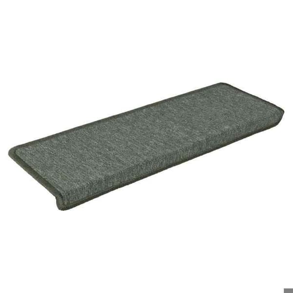 Maison Exclusive - Trappmatta 15 delar 65 x 21 x 4 cm Mörkgrön Rektangulär kant