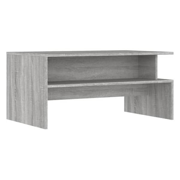 Maison Exclusive - Sofabord sonoma grå 90x55x42,5 cm ingeniørtræ sonoma grå