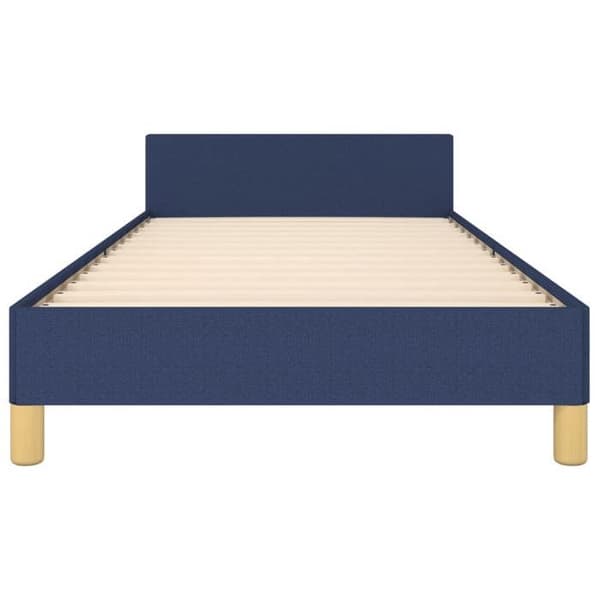 Maison Exclusive - Sengestel uden madras blå 90x190 cm stof