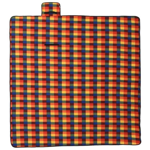 Maison Exclusive - Fällbar picknickfilt 200x200 cm i sammet