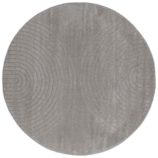 Maison Exclusive - Inomhusmatta GALATI Grå Ø 160 CM Polyester