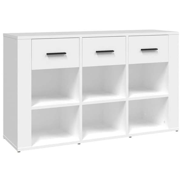 Maison Exclusive - Buffet Hvid 100x30x59,5 cm Ingeniørtræ