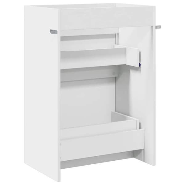 Maison Exclusive - Hvid badeværelses underskab 56 x 37,5 x 81 cm