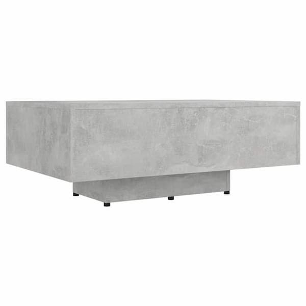 Bord - EKSKLUSIV HUS - 85x55x31 cm - Beton grå - Ingeniørtræ - Rektangulær Betonggrå