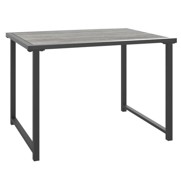 Maison Exclusive - Trädgårdsbord antracit 55x40x37 cm stål antracit