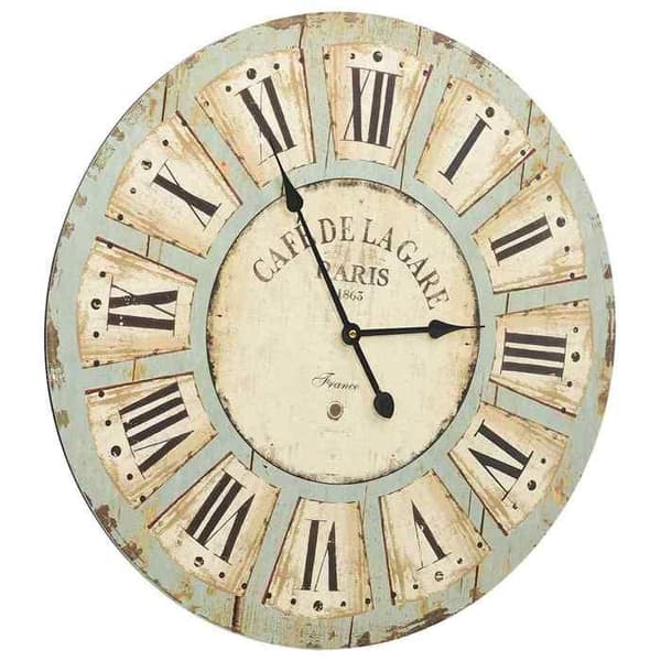 Maison Exclusive - Färgglad väggklocka 60 cm MDF