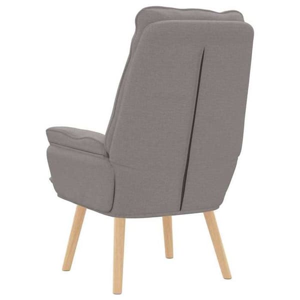 Fåtölj - EXKLUSIV HEM - Taupe - Polyester - Spånskiva - Polstrade armstöd Mol