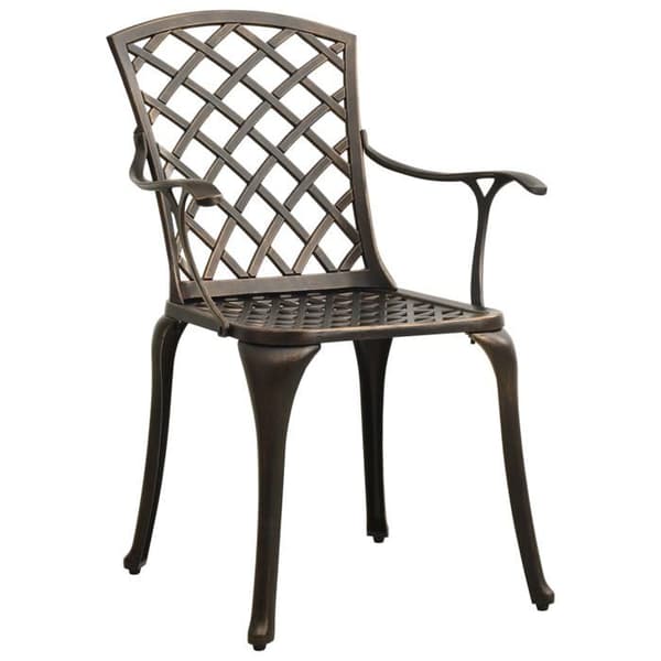Maison Exclusive - Bistro sæt 5 stk Aluminium støbt Bronze