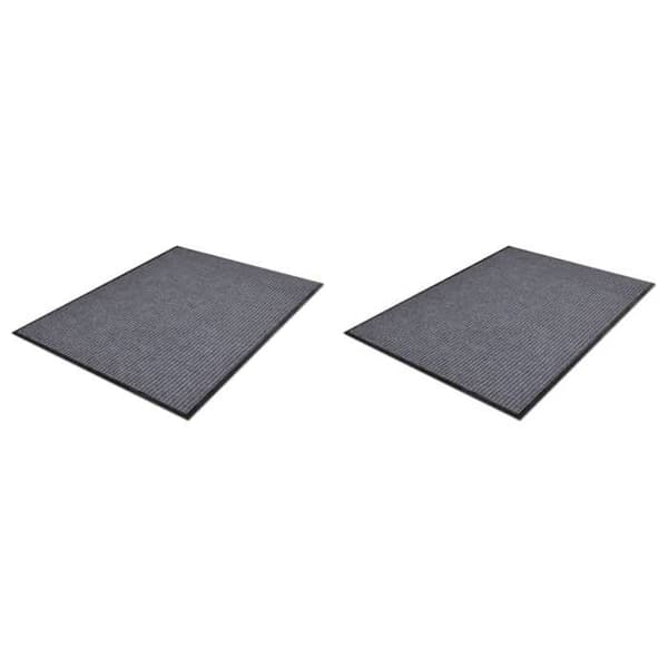 Maison Exclusive - Ovimatot 2 kpl PVC harmaa 90x60 cm Grå