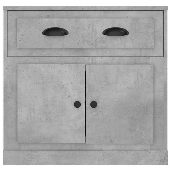 Maison Exclusive - Buffé grå betong 70x35,5x67,5 cm ingenjörsträ