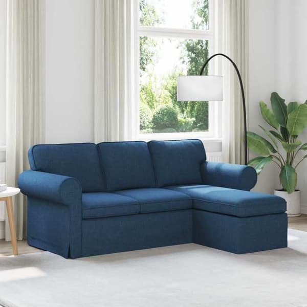 Maison Exclusive - Blå Sofa 195 x 138 x 80 cm stof