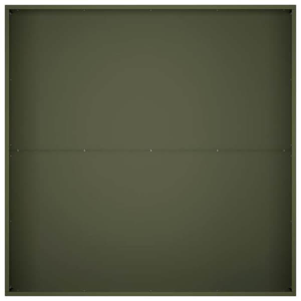 Maison Exclusive - Oliivinvihreä puutarhakori 80 x 80 x 20 cm