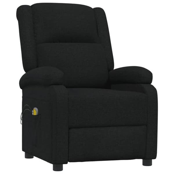 Maison Exclusive - Elektrisk massage stol Sort Stof