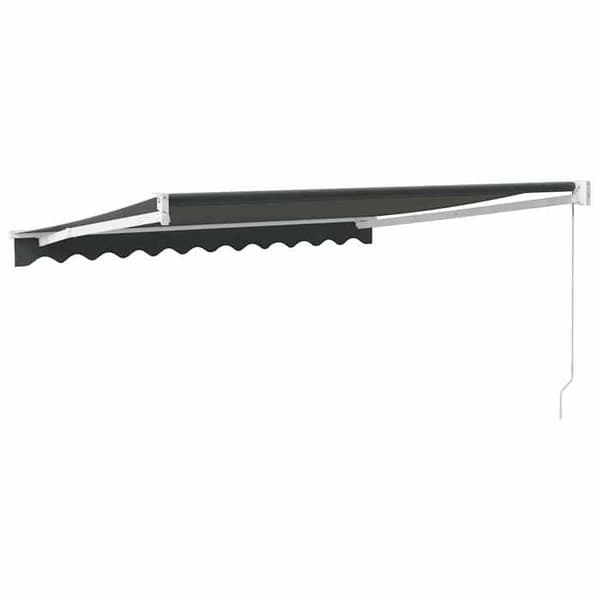 Maison Exclusive - Retractable markis antracit 3,5x2,5 m tyg och aluminium