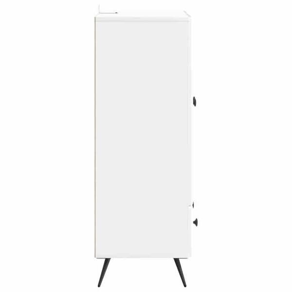 Buffet - EKSKLUSIVT HUS - Maison Exclusive - Hvid glans - 66 x 34,5 x 95 cm - Ingeniørtræ Vit