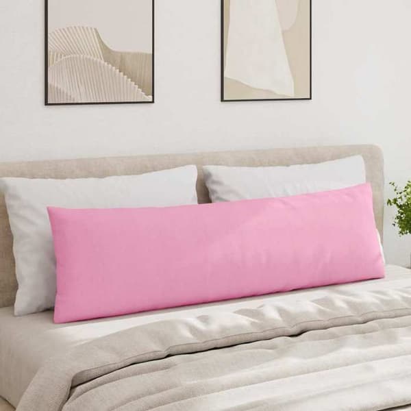 Maison Exclusive - Soffkuddar 2 st tyg Rosa 145 x 40 cm Ros