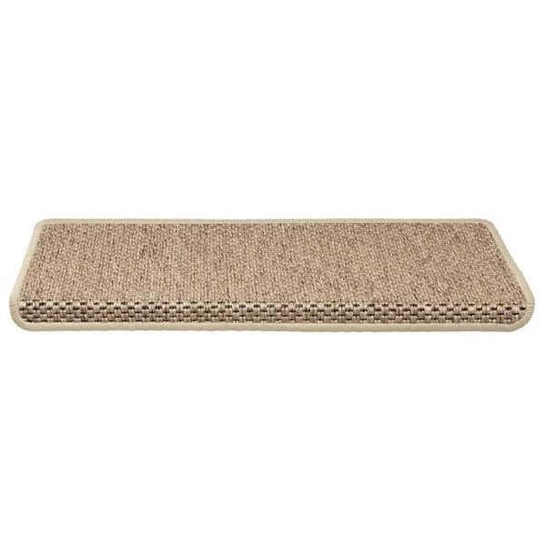 Maison Exclusive - Selvklæbende trappetæpper 15 stk 65x21x4 cm Sand