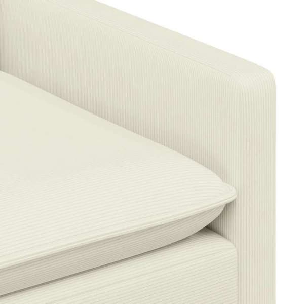 Maison Exclusive - Soffa Creme 76 x 81 x 87,5 cm Tyg