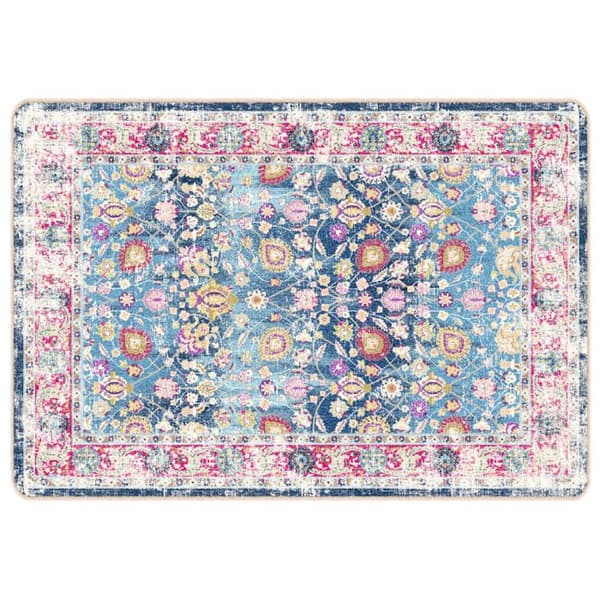 Maison Exclusive - Vaskbar multicolor tæppe 120x180 cm mångfärgad