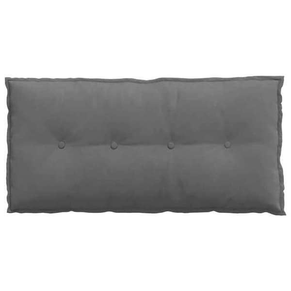 Maison Exclusive - Mørkegrå rygpude 100 x 50 cm Mikrofiber stof