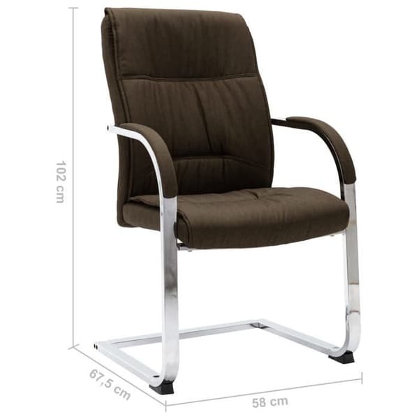 Maison Exclusive - Kankainen ruskea nojatuoli brun