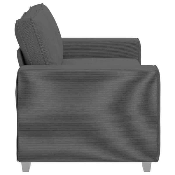 Maison Exclusive - Tummanharmaa sohva 180x77x82 cm samettikankainen