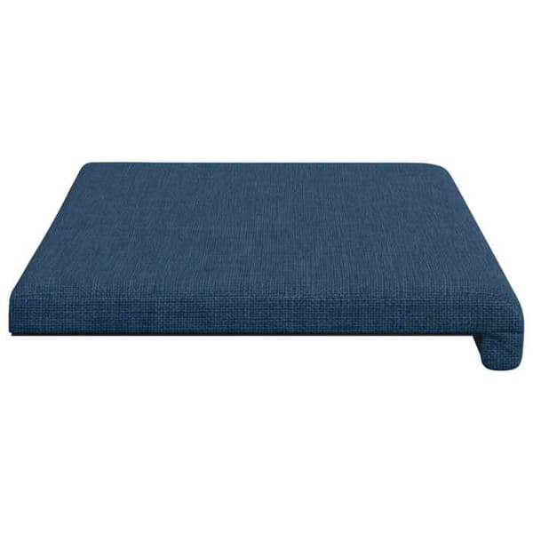 Maison Exclusive - Bänk Kudde Tyg Blå Djup 35 cm