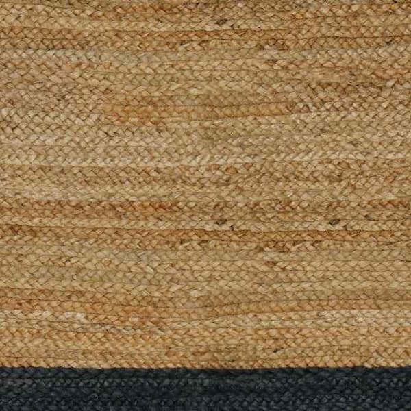 Maison Exclusive - Tummanharmaa aluematto 60 x 200 cm Jute