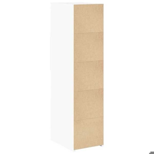 Maison Exclusive - Buffé hög vit 30x42,5x124 cm ingenjörsträ
