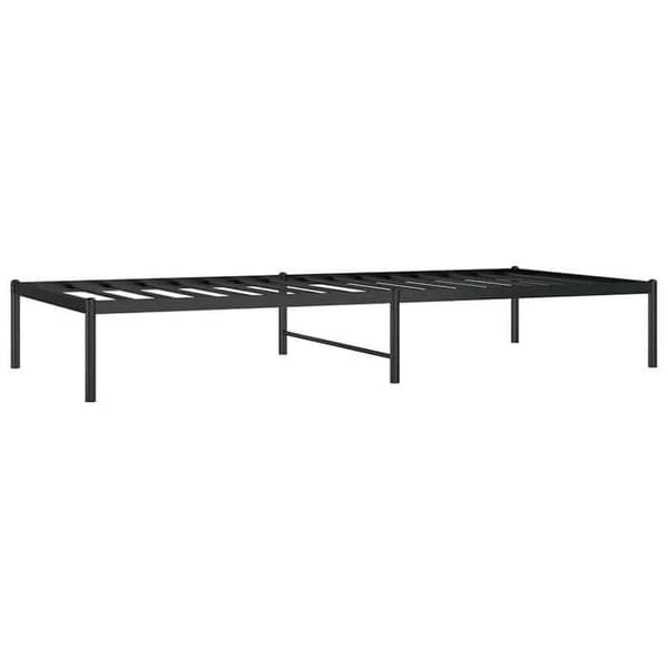 Maison Exclusive - Metal sengestel uden madras sort 90x200 cm