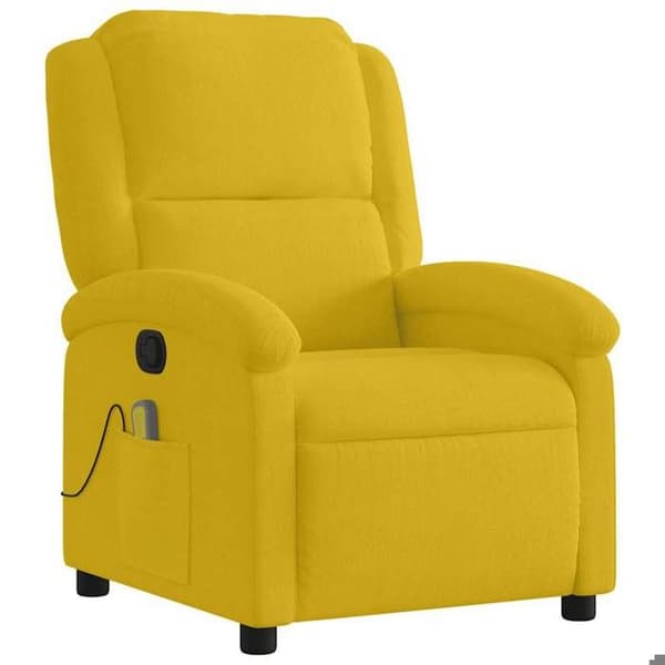 Maison Exclusive - Keltainen samettinen hierontatuoli