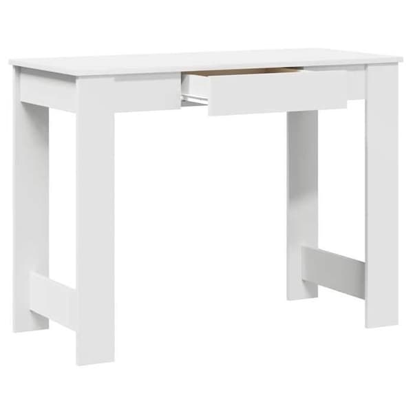 Maison Exclusive - Vit skrivbord 100x45x75 cm i ingenjörsträ Vit
